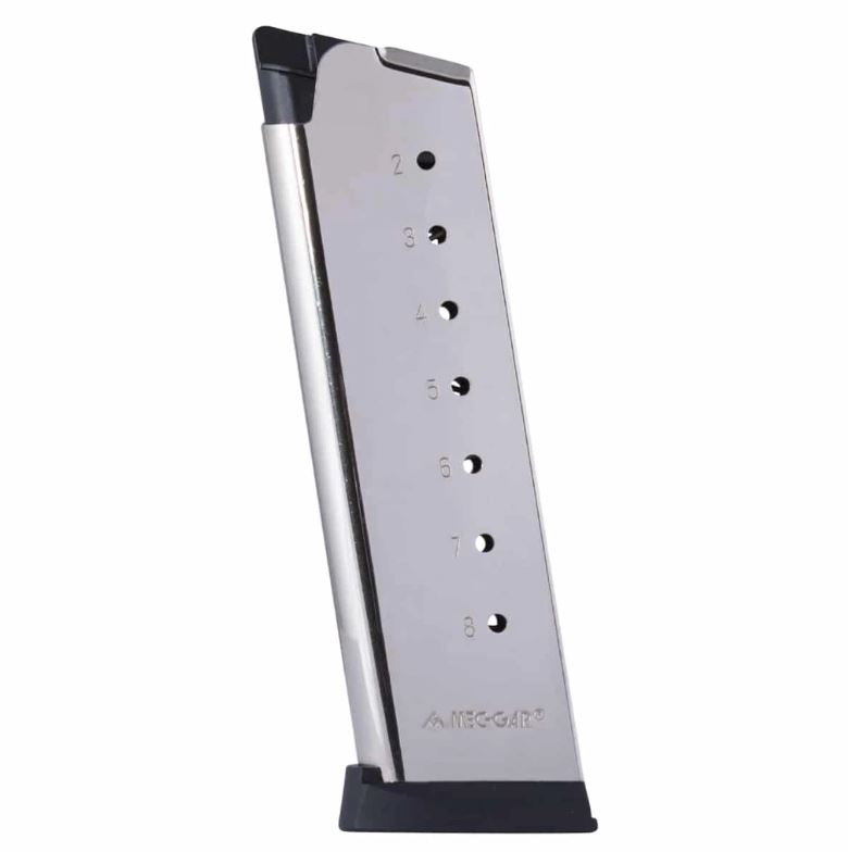 Magazin Mec-Gar 1911 Govt.&Commander Full size .45 ACP 8-Schuss stainless steel