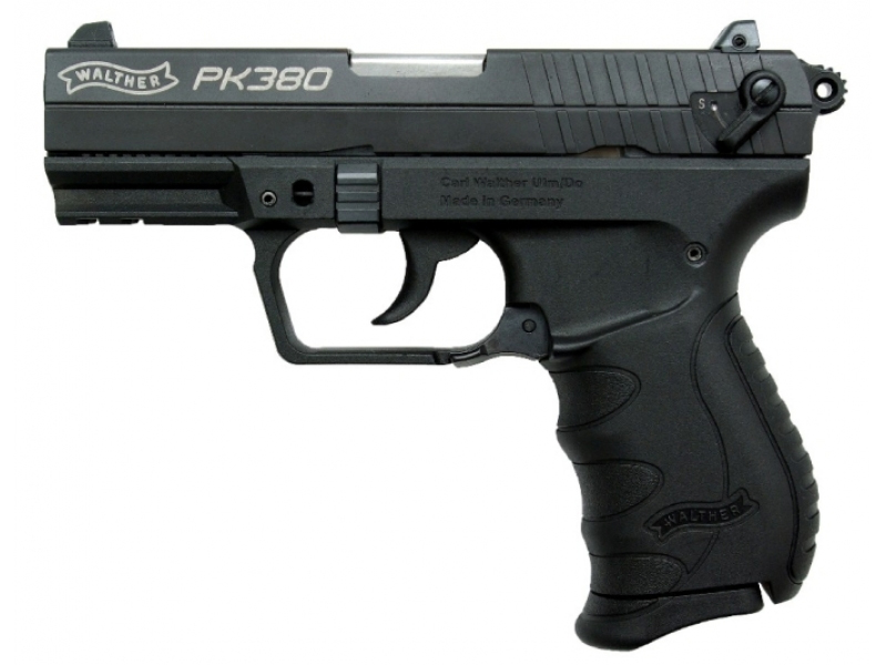 Walther PK380 brüniert, Gas -Pistole cal. 9mm PAK