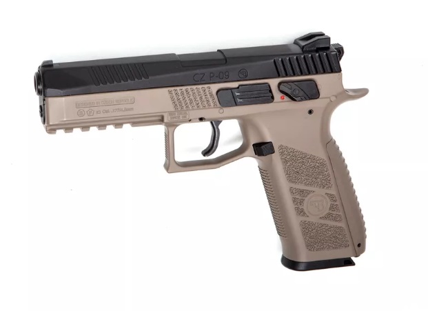 CZ-75 P-09 Duty Blow Back FDE bicolor 4,5mm Diabolokugeln