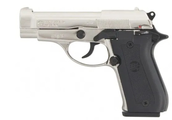 BRUNI mod.84 9mm PA Gas-Pistole Nikell