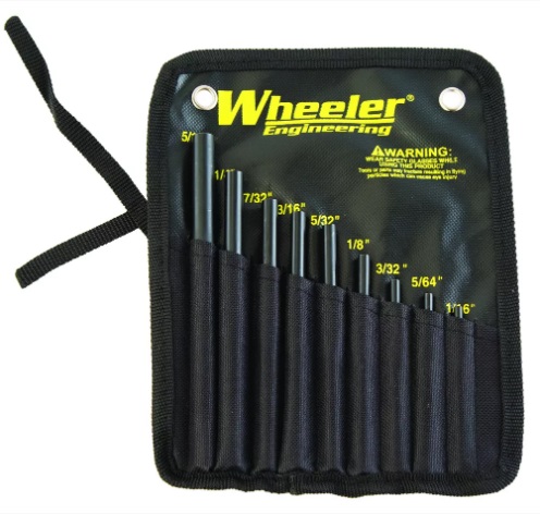 Wheeler Engineering Roll Pin Starter Punch Set