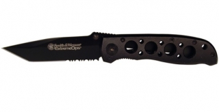 Messer Smith & Wesson Bullseye Extreme Ops Black Tanto