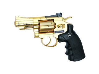 Co2 Revolver Dan Wesson 2,5" 4,5 mm Stahl BB Gold